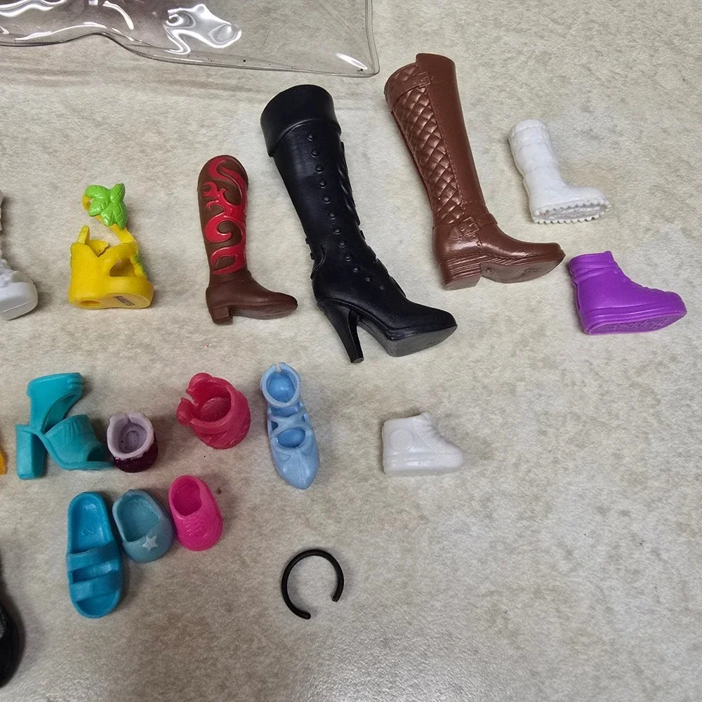 Barbie Doll Shoe Lot Assorted Heels Boots Sneakers‎ Sandals Replacement Single